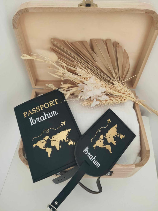 ✨ PROTÈGE PASSEPORT PERSONNALISÉ ✨